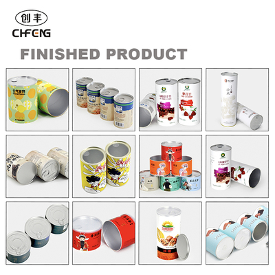 Energy Saving Smart Servo Food Grade Production EOE Composite Can Making Machine Round Paper Can Machine with Touch Screen