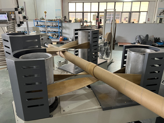 High Output CE Certified Paper Tube Core Winding Machine with PLC Control System