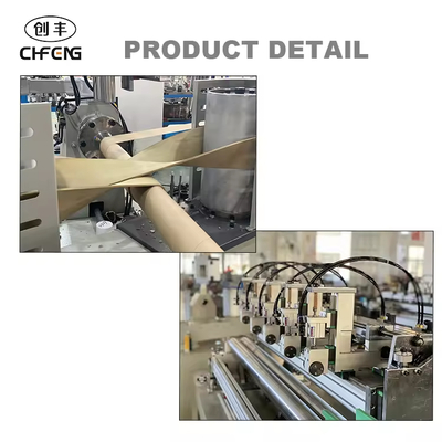 Multi-Layer Eco-Friendly Paper Tube Winding Machine with PLC Control System for Textile Industry
