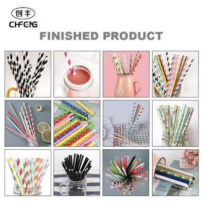 Juice Shop Dedicated Hygienic Paper Straw Production Line  Paper Straw Making Machine With CE Certification for Juice Drinking