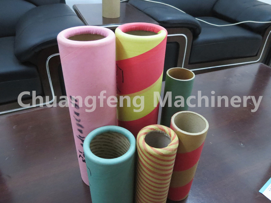 POY DTY Paper Tube Tube Core Curling Notching Grooving Machine Core Yarn 30 Pcs/min Production Capacity